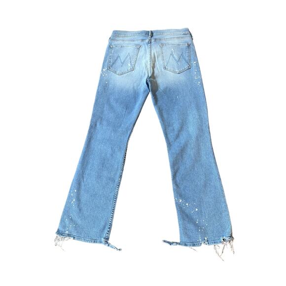 Mother Nice Shot Dutchie Ankle Distressed Jeans Size 30 - Picture 8 of 8